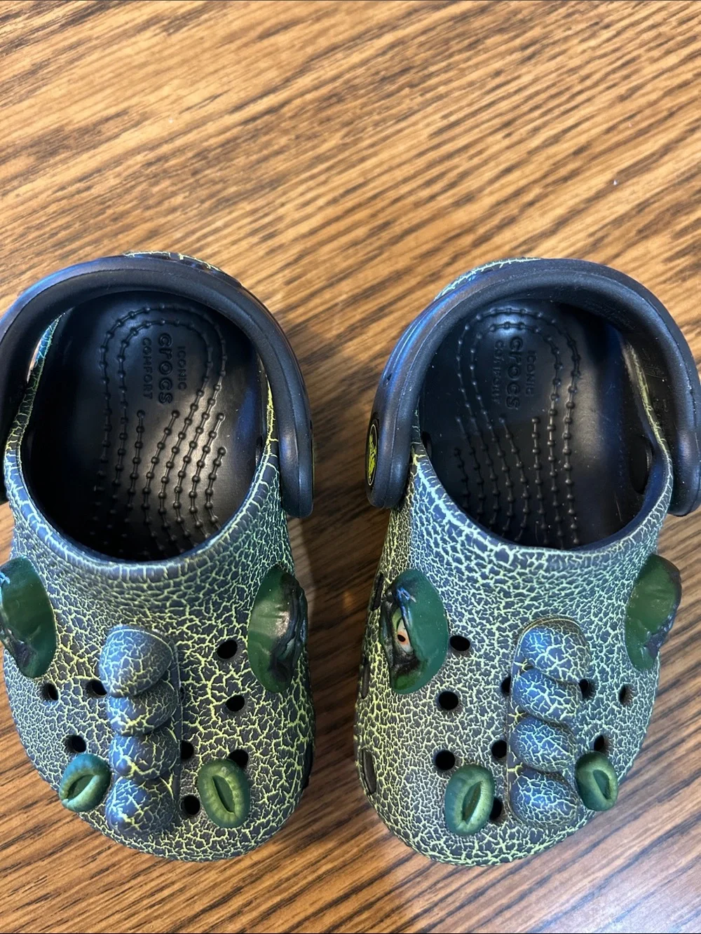 CROCS Toddler Crocs Classic IAM Scary Dino Clogs